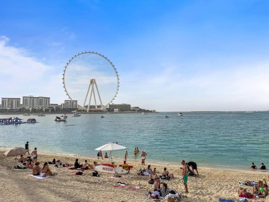 شقة First Class 3Br Dubai Wheel & Beach Access المظهر الخارجي الصورة